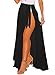 Blibea Women Yellow Beach Skirt Swimsuit Cover Up Wrap Sheer Sarong One Size Black