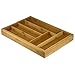 Heim Concept Drawer Organizer Bamboo Cutlery Tray Silverware Organizer/Utensil Holder, Drawer Dividers Organizer for Silverware, Flatware, Knives in Kitchen