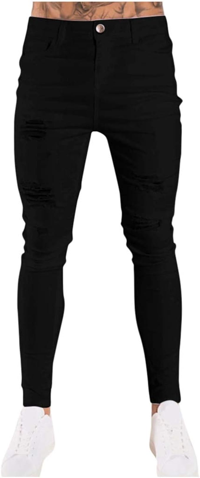 skinny leg work trousers