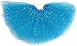Dancina Girls’ Sparkle Tutu Dream Fit 4 Layer Princess Ballet Dance Tulle Skirt