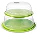 Ozeri INSTAVAC Ready-Serve Domed Food Storage Container, BPA-Free 4-Piece Nesting Set with Vacuum Seal