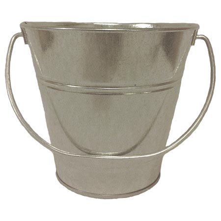 6 pack , Galvanize Metal Bucket 7.5 x 7.5" total For 6 pc click and pick color and size. - Thumbnail 2