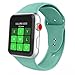 IYOU Sport Band Compatible with Watch Band 38MM 42MM 40MM 44MM, Soft Silicone Replacement Sport Strap Compatible with 2018 Watch Series 4/3/2/1 (Marine Green,38MM, S/M)