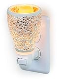 Dawhud Direct Mosaic Glass Plug-in Fragrance Wax Melt Warmers (Crackled Mirror)