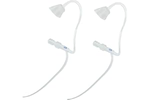 BTE Hearing Amplifier Accessories, Hearing Replacement Tubes,2 Pieces Sound Tubes 2B Size for Elonvoc (Left Ear)