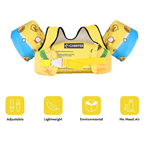 Chriffer Kids Swim Vest Life Jacket for 3050 Pounds Boys and Girls, Toddler Floaties with