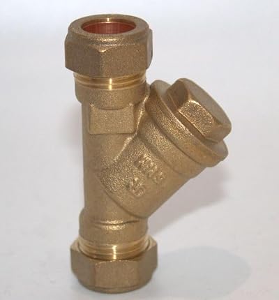 Arsione 15mm Y Strainer WRAS Approved Compression Fitting Plumbing