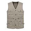 Wantdo-Mens-Multiple-Pockets-Cotton-Safari-Fishing-Vest Wantdo-Mens-Multiple-Pockets-Cotton-Safari-Fishing-Vest
