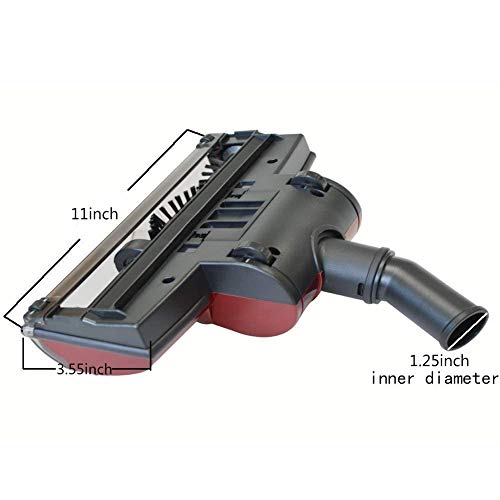 EZ SPARES Replacement Turbo Brush Head 1 1/4 inch 32mm,Universal Vacuum Cleaner Brush Fits Most Vacuum Brands,Hoover Eureka Royal Dirt Devil Rainbow Kenmore,Shop vac