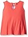 Gerber Graduates Girls Sleeveless Swing Top with Rosettes, Coral Stripe, 24 Months