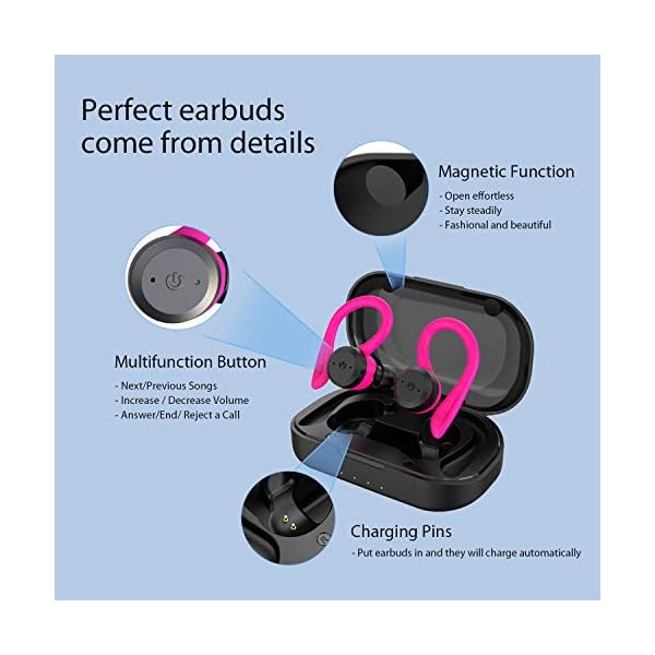 APEKX-Bluetooth-Headphones-True-Wireless-Earbuds-with-Charging-Case-IPX7-Waterproof-TWS-Premium-HI-FI-Stereo-Sound-Earphones-Built-in-Mic-In-Ear-Headsets-Deep-Bass-for-Sport-Running-Pink APEKX Bluetooth Headphones True Wireless Earbuds with Charging Case IPX7 Waterproof Premium HI-FI Stereo Sound Earphones…