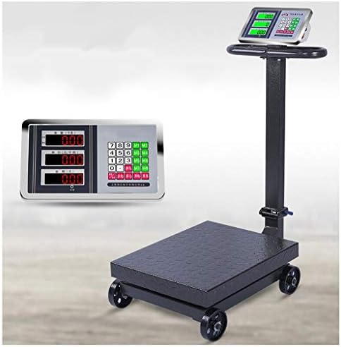 MSNDIAN Pulley foldable 500kg electronic scales weighs 300 kilograms industrial ▎ commercial 1000 pounds scales ▎ electronic scales thickening Electronic scale household small (Capacity : 500kg)