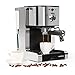 Klarstein Passionata Rossa 20 Espresso Machine • 20 Bar • Capuccino • Milk Foam • 1350W • Stylish Design for Modern Kitchens • Steam Nozzle for Frothing Milk and Preparing Hot Drinks • Silver