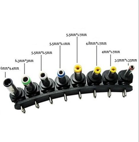 JBingGG 1Set 8pcs Universal AC DC Power Adapter Plug Charger Tips For PC Notebook Laptop