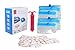 Colored and Extra Thick Jumbo Large & Medium Premium Space Saver Vacuum Storage Bags | 12 Pack Count (2J, 3L, 3M) + 4 Travel ROLL-Ups | Seal Air-Tight Pack for Clothes Works With Any Vacuum Cleaner