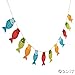 Little Fisherman Fish Paper Pennant Banner - 7 ft