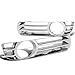 Spec-D Tuning Fog Bumper Lights Lower Vent Cover Trims Compatible with 2005-2010 Chrysler 300 Base