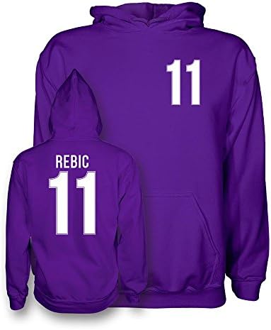 Rebic 11 Fiorentina Style Hoodie 15/16 (Purple/White)