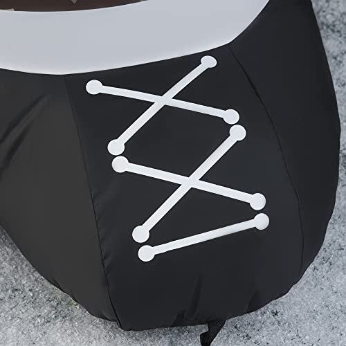 8' Christmas Inflatable Santa Claus Wearing Camouflage, Outdoor