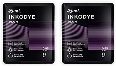 Lumi Inkodye Snap Pack Light Sensitive Dye - Plum - 2 Pack