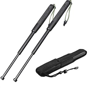 Newly upgraded 3 Section Telescopic Hiking Poles, Foldable Hiking Poles,Portable Extendable Handheld Telescopic Pole for…