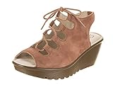 Skechers Women's Parallel Peep Toe Ghillie Slingback Wedge Sandal