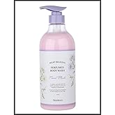 Deoproce Milky Relaxing Perfumed Body Wash 25.36 OZ Floral Musk Lightweight Cleansing Body Wash with White Musk Iris Violet Scent for Daily Body Care