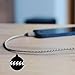 AXELECT Data Sync Braided Cable for iPhone 6 6 Plus 5S 5C 5, iPad Air, iPad 4th Gen, iPad Mini, iPad Mini with Retina Display, iPod Touch 5th Gene and iPod Nano 7th Gen - Grey