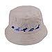 Flammi Baby Boys' Sun Hat Reversible UV Protection Bucket Hat (18-36 Months, Beige)