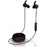 Senso Bluetooth Headphones, Wireless v4.1 Sports Sweatproof Workout Running Magnetic Earbuds Secure Fit Noise Cancelling Headset with Mic for Workout Gym Premium HD Sound Cordless Earphones