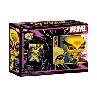 Funko Pop! Tees 57465 Wolverine Blacklight (TGT) XL