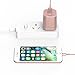 Elepower USB Wall charger 2.4A High Speed Universal Travel Wall Charger for iPhone X / 8 / 7 / 6 / Plus, iPad Pro / Air / mini, Galaxy S8 / S7 / S6 / Edge, iPod, HTC, Power Bank and More-Rose Gold