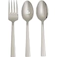 Oneida Techny for Crate & Barrel 3 Piece Serving Set