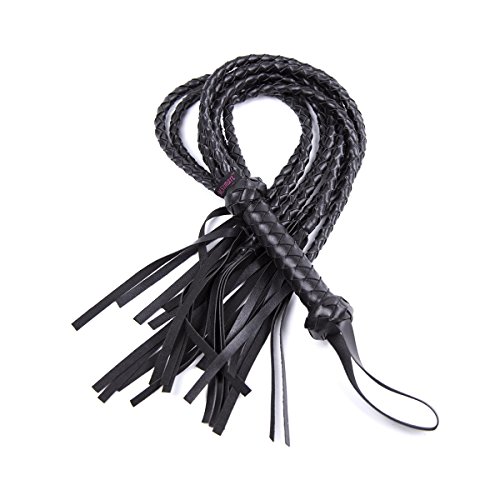 MSsmart (TM) Soft Braided Leather Floggers and Whips for Cosplay Stage Property Kit - Thumbnail 3