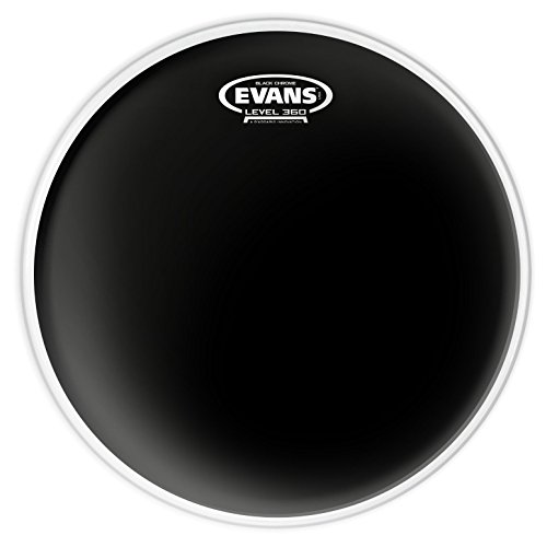 Evans Black Chrome Drum Head, 13 Inch