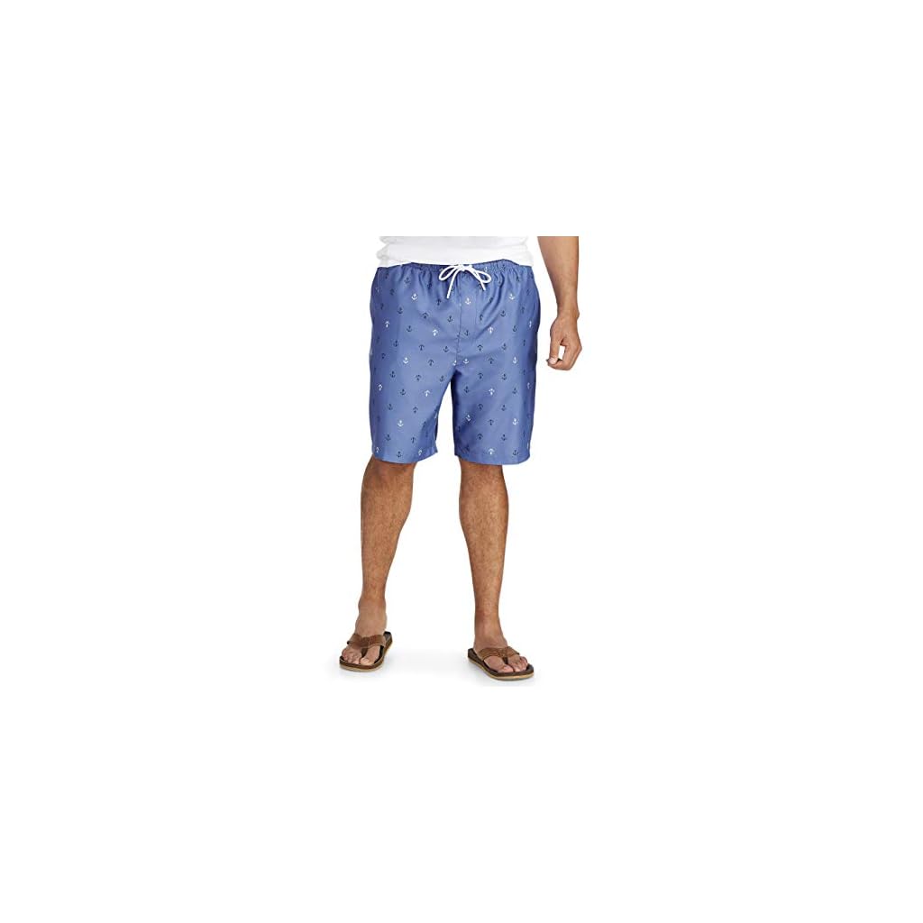 Amazon Essentials Men's Big & Tall QuickDry Swim Trunk fit by DXL