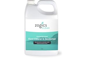 Zogics Enzyme Enriched Floor Cleaner & Deodorizer Concentrate, 128 oz - Makes up to 128 Gallons