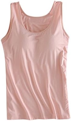 Women's Modal Active Yoga Run Workout Camisole Tanks Tops With built in Bra