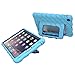 Apple iPad mini iPad mini Retina iPad mini 3 Hideaway with Stand Light Blue Gumdrop Cases Silicone Rugged Shock Absorbing Protective Dual Layer Cover Case