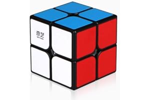 Qiyi Qidi Speed Cube 2x2- Smooth Bright-Light Sticker(Classic Colors) - 2x2x2 Puzzles Toys, The Most Educational Toy to Effectively Improve Child's Concentration and responsiveness.