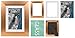Golden State Art, Rose Gold Color Satin Aluminum Landscape Or Portrait Table-top Photo Frame With Ivory Color Mat & Real Glass (5x7)