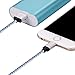 Xcords(TM) 3pcs 3Ft Nylon Braided Charging Cable Data & Sync Charging Cord 8-Pin Lightning to USB Cable Charger Compatible with iPhone6/6s/6 plus/6s plus, iPhone 5/5s/5c,iPad and More