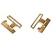 10set Gold Tone Metal Tape Closure Closure Waist Extender Hooks & Eyes Clasps Sewing Garment Clasps Hooks for Bra Swimsuit NK280