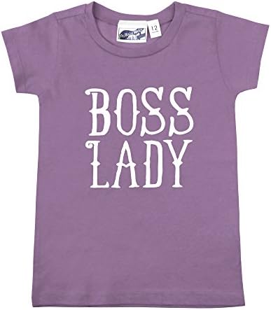 My Baby Rocks Boss Lady Lavender Baby & Toddler T-Shirt by (18 Months)