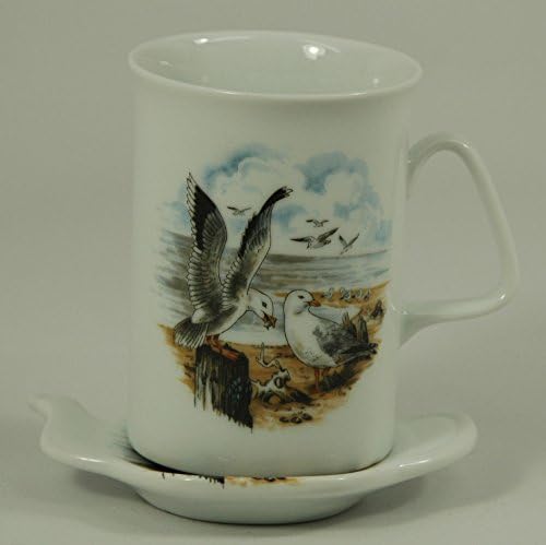 GC - INNOVA - Mug &amp; Saucer Set - Tea Tidy Seagulls