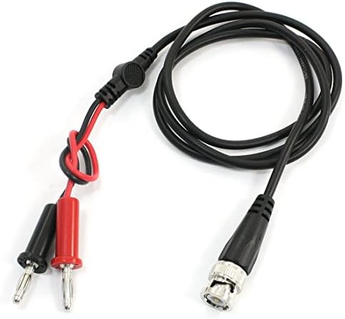 Bnc Male To Dual 4Mm Plug Oscilloscope Test Lead Cable 3.5Ft