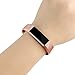 Vancle Bands Compatible with Fitbit Alta HR and Fitbit Alta, Newest Sport Wristbands with Secure Metal Buckle for Fitbit Alta HR/Fitbit Alta, Black/Gray/Rose-Gold, Large