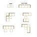 Wisteria Lane 7 Piece Outdoor Patio Furniture Sets, Outdoor Sectional Furniture with Tempered Glass Table and Cushion