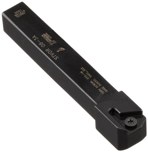 Dorian Tool STVO Square Shank Screw Lock Threading Holder, Right-Hand Cut, 1/2" Shank Width, 1/2" Shank Height, 4" Overall Length, 3/8" Insert