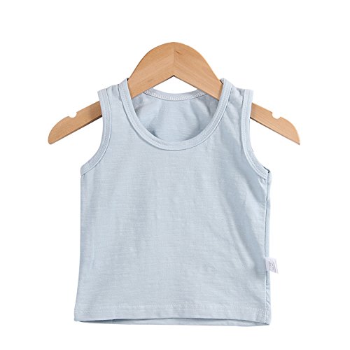 image for Guozyun Baby Boys Tank Tops with Sleeveless T-Shirts Undershirt Cami S